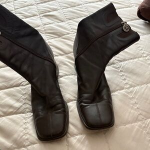 Donald J. Pliner Dark Brown Heeled Boots